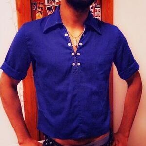 Vintage 1970s Permanent Press Brand Men’s Shirt